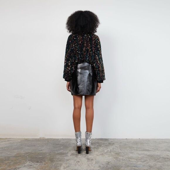 NWT Anthropologie Stella Nova Sequin Top Size 2 - Picture 5 of 11